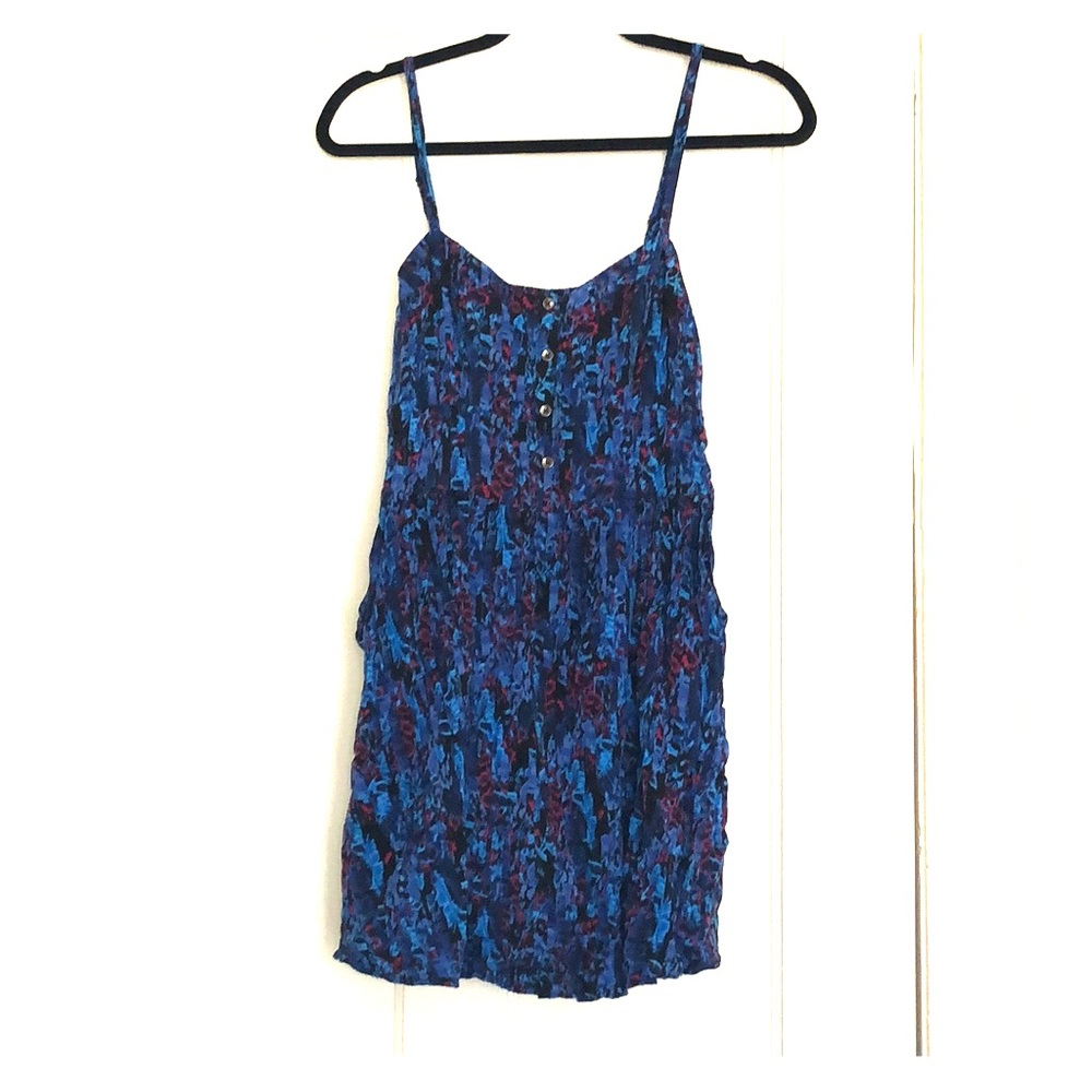 Size medium Express blue dress with pockets